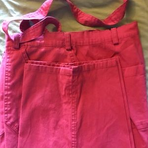 Pretty light red capris. Size 14.